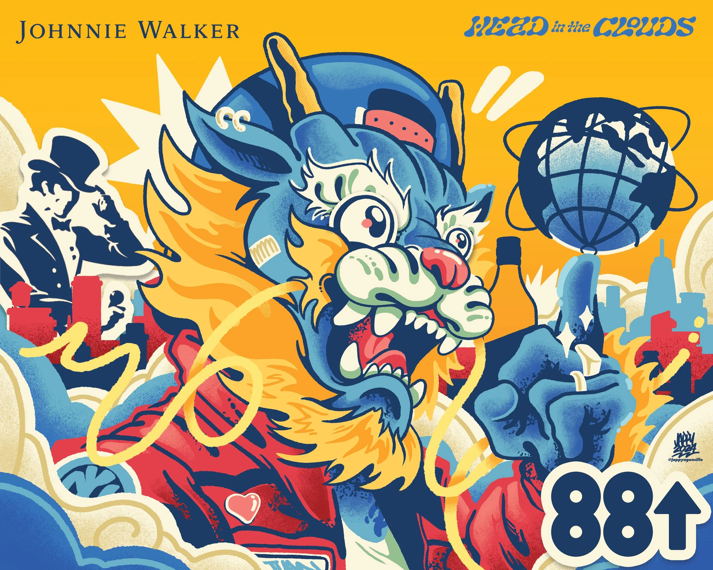 ランニングマン！キャンバスアート ランニングマン！キャンバスアート